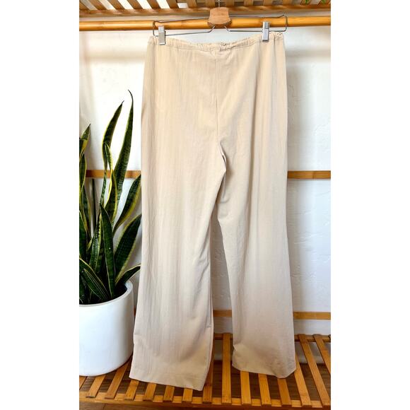 Zara Tan Wide Leg Pull On Trouser - Picture 2 of 7